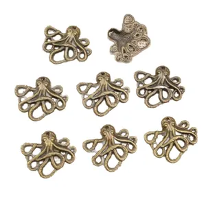 Antike Oktopus-Anhänger aus Legierung für DIY-Schmuckherstellung und Halsketten