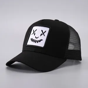 Casquette Trucker en Maille avec Expression Drôle Casquette de Baseball Ajustable Respirante pour Protection Solaire Extérieur Unisexe