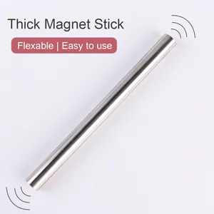 Thick silver magnet stick for cat eye nail art design with dual-ended magnetic power