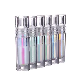 6-piece set of quick-drying liquid aurora nail powder in rainbow chrome finishes