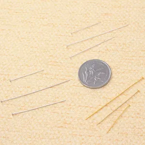 Chiodini a testa piatta in argento S925 oro e argento per creazione gioielli fai da te