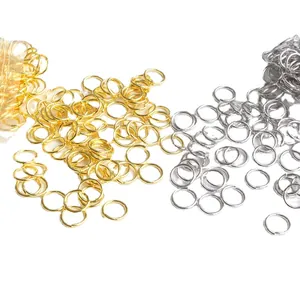 Offene S925 Sterlingsilber Biegeringe in Gold und Silber für DIY Schmuckherstellung