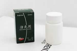 Strong jewelry cleaner 40ml for gold and silver ornaments with white bottle and black box