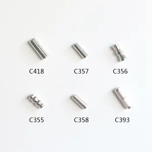 Various S925 sterling silver screw clasps for DIY jewelry necklace and bracelet making