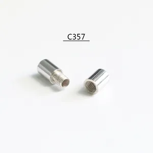 S925 sterling silver barrel screw clasps for DIY necklace and bracelet jewelry making