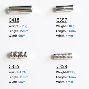 S925 sterling silver screw clasps for DIY jewelry necklaces and pearl bracelets