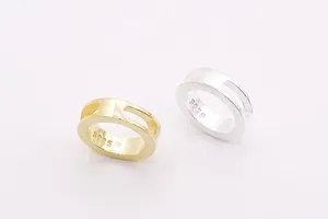 Macro di ciondoli tondi traforati in argento S925 nelle finiture oro e argento