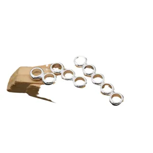 S925 sterling silver multi-row spacer connectors for DIY bracelets and necklaces