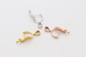 Detailansicht der Anhängern aus S925 Sterlingsilber in Silber, Gold und Roségold für DIY-Schmuck