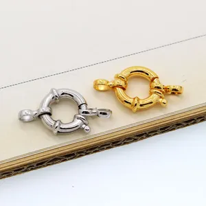 S925 Sterlingsilber Federringverschlüsse in Gold und Silber für Schmuckherstellung