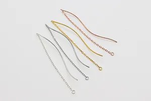 Detail of S925 sterling silver wave ear wires in gold, rose gold, and silver finishes