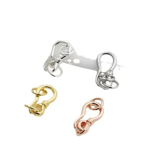 Chiusure a moschettone fai-da-te in argento 925 oro e rosa per fare gioielli
