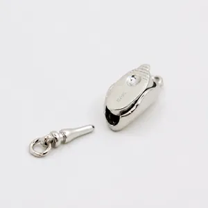 S925 Sterling Silber Steckverschluss für Halsketten und Armbänder diy Schmuckverbinder