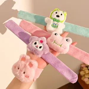 Süßes Cartoon Plüsch Klapparmband Weiche Tierpuppe Armband Dekorative Handschmuck Zubehör Für Damen Mädchen Geschenk