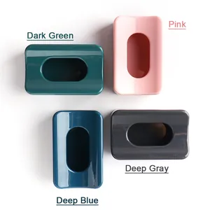 Manicure glitter recycling trays in dark green, pink, blue, and gray colors