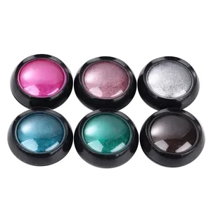 6-color set of laser silver mirror nail powder for holographic chrome wave effects