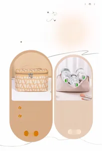 Comparison showing structured high-quality travel makeup bag versus low-quality soft version