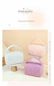 Close-up of waffled texture on three pastel-colored rectangular makeup storage bags