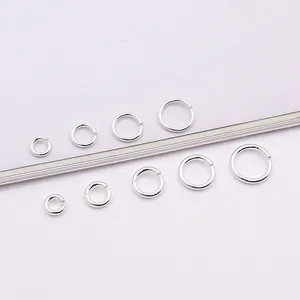 925 Sterling Silver Open Jump Rings Round Jewelry Making Findings Connectors For DIY Necklace Bracelet Making Supplies