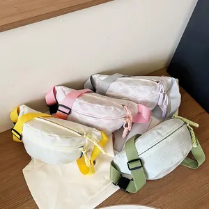 Damen Fashion Nylon Gesteppte Brusttasche Süße Leichte Gürteltasche Mit Verstellbarem Riemen Casual Fanny Pack Streetwear Umhängetasche