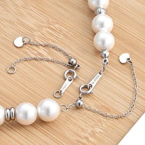 Roestvrij Stalen Hart Hanger Verlengketting Voor DIY Ketting Armband Maken Universele Verstelbare Schuifkraal Staartketting