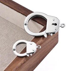 Polished stainless steel handcuff clasp connectors for DIY jewelry and necklaces