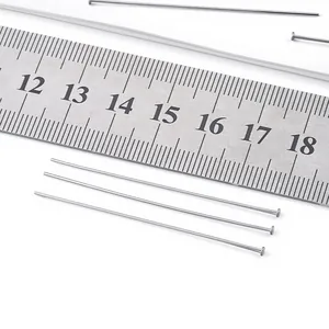 Stainless steel 50mm T-head jewelry pins for DIY necklace and earring making