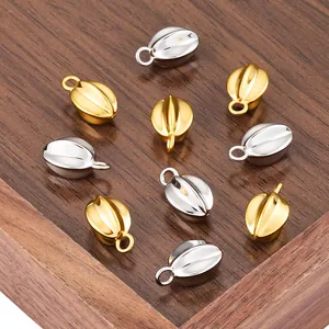 Pendentifs en forme de carambole polis or et argent pour création de bijoux DIY