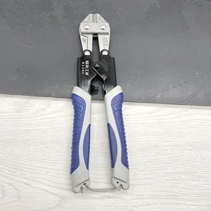 Close-up of 8-inch chrome vanadium steel wire cutters with ergonomic non-slip handle