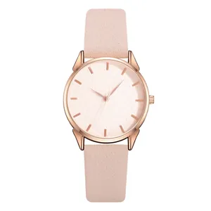 Elegante orologio da donna al quarzo con quadrante floreale oro rosa e cinturino rosa