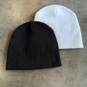 Y2K Harajuku stijl warme gebreide mutsen in zwart en wit set voor de winter