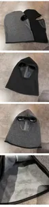 Winter thermal balaclava for cycling with air flow breathing valve and fleece lining