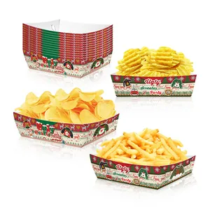 Bandejas para snacks Ugly Christmas Sweater para comida en fiestas de Navidad