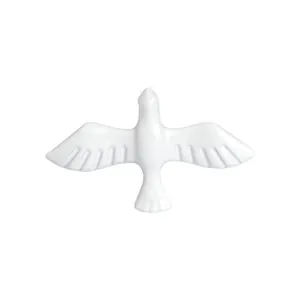 Cute White Peace Dove Enamel Brooch Pin For Women Men Alloy Flying Bird Animal Lapel Pin Jewelry Gift For Clothes Bag