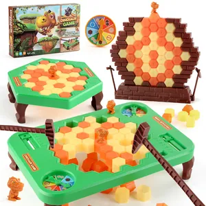 Dinosaur Breaking Ice Puzzle Tabletop Game For Kids Hand Eye Coordination Interactive Board Toy Dinosaur Save Party Game