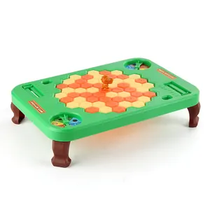 Educational dinosaur ice breaking puzzle tabletop game with rotating wheel and score counter