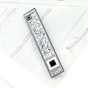 Creative Software Toolbar Enamel Brooch Pin Alloy UI Icon Badge For Designers Artists Unisex Jewelry Professional Decorative Gift