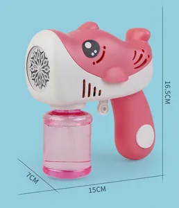 Dimensions détaillées du pistolet à bulles dauphin à 12 trous avec mesures précises