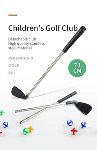 Détail du club de golf amovible en acier inoxydable pour enfants avec poignée 72cm