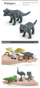 Detailed scale of miniature Australian wildlife toys with realistic skin textures and sizes