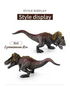 Vues détaillées de modèles Tyrannosaurus Rex montrant les textures de peau et plumes de tête
