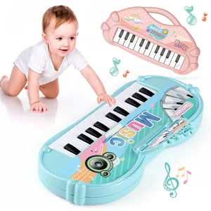 Pink and blue 13-key children's electronic piano toys for early musical education