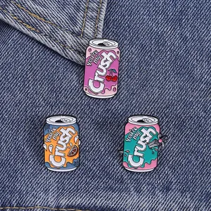 Creative Lattina di Soda Spille Smaltate You're My Crush Lega Spilla per Zaino Abbigliamento Giacca Cappello Distintivo Spille Divertenti Gioielli Regali