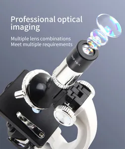 Detalle del ocular WF10X con combinación de lentes multicapa para imagen óptica profesional