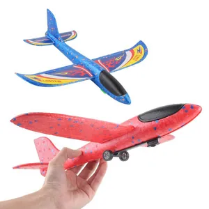 Jouets planeurs en mousse EPP pour enfants rouge et bleu pour sport en extérieur