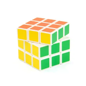 Classic 3x3 speed cube with vibrant solid colors and smooth spring mechanism