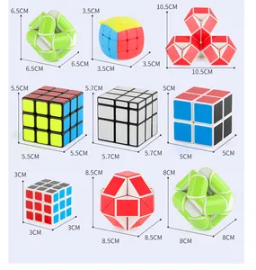 Guida dettagliata alle dimensioni per vari cubi magici 3x3, 2x2 e specchio in griglia