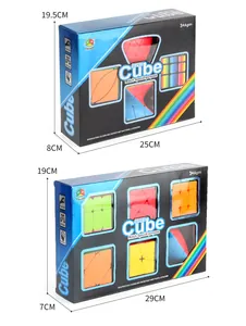 Coffrets cadeaux de cubes éducatifs à rotation fluide pour la détente et l'exercice