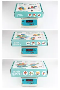 Detailed comparison of 20, 40, and 60 piece soft building block sets with weight specs