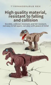 Detailed view of durable T-Rex toys with lifelike skin texture and sturdy joints